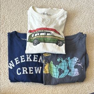 Set of 3 Crewcuts Long Sleeve Graphiv Tees